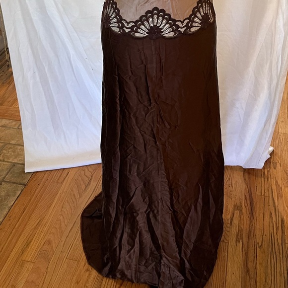 Vintage silk & lace art deco style gown - Picture 3 of 13